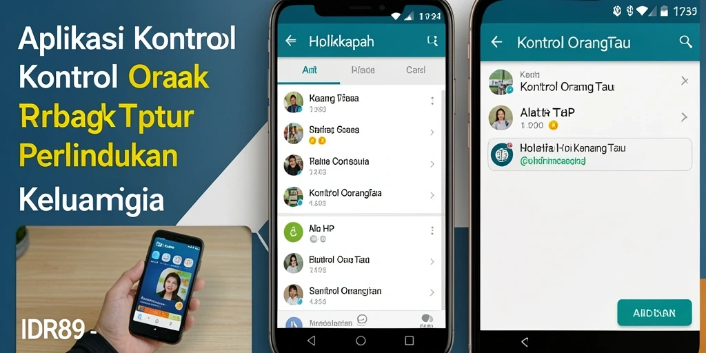 Antarmuka IDR89 menampilkan fitur kontrol orang tua yang intuitif.