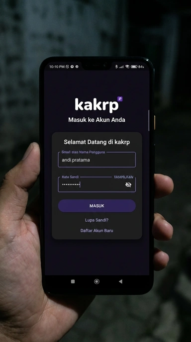 Masuk ke akun kakrp dengan mudah dan cepat